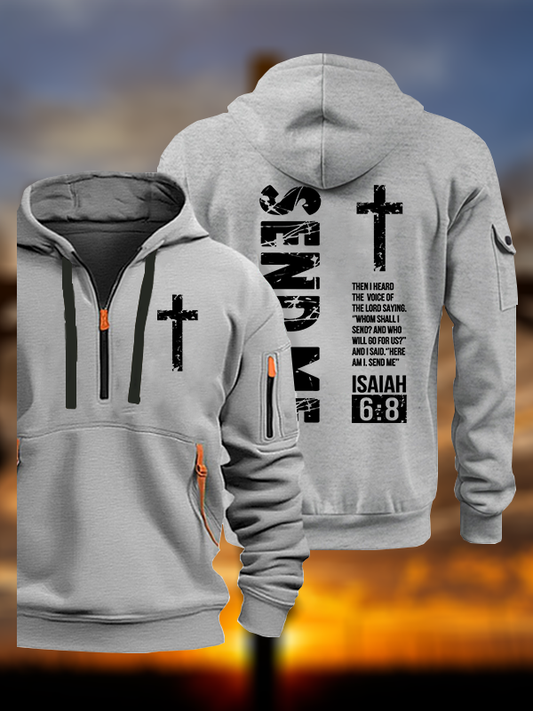 Send Me Isaiah 6:8 Jesus God Christian Zipper Hoodies