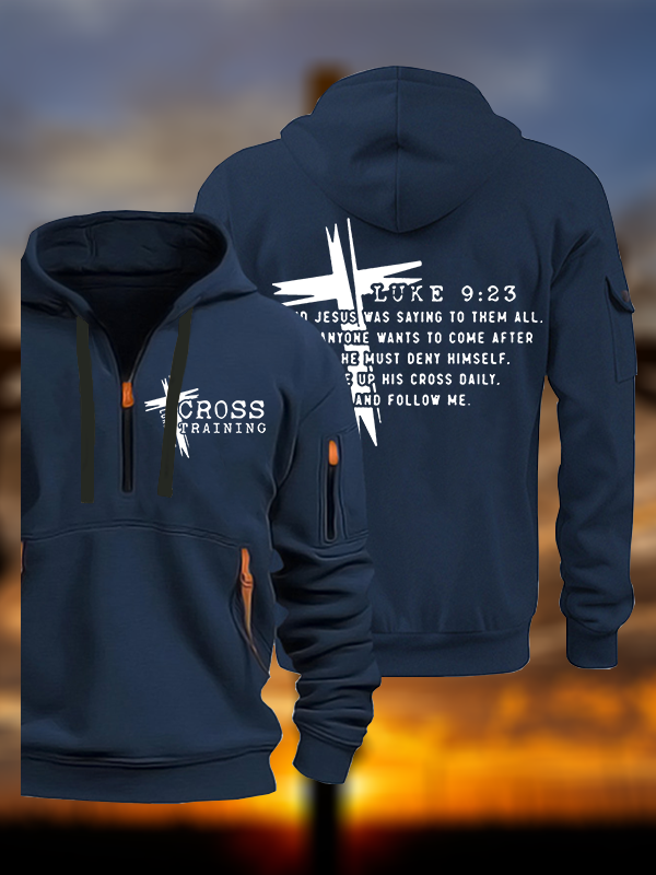Cross Training Jesus God Christian Zipper Hoodies