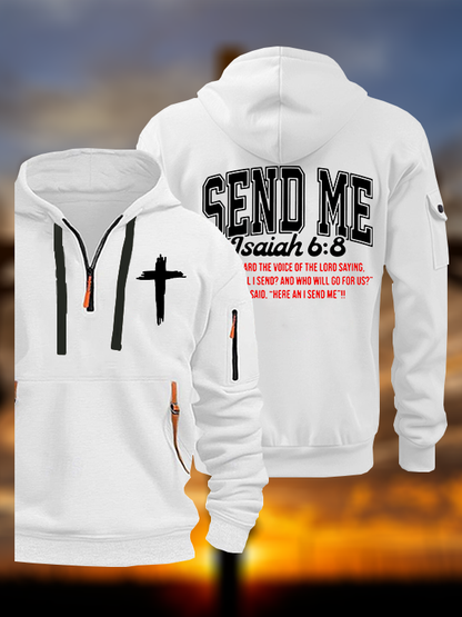 Send Me Isaiah 6:8 Jesus God Christian Zipper Hoodies