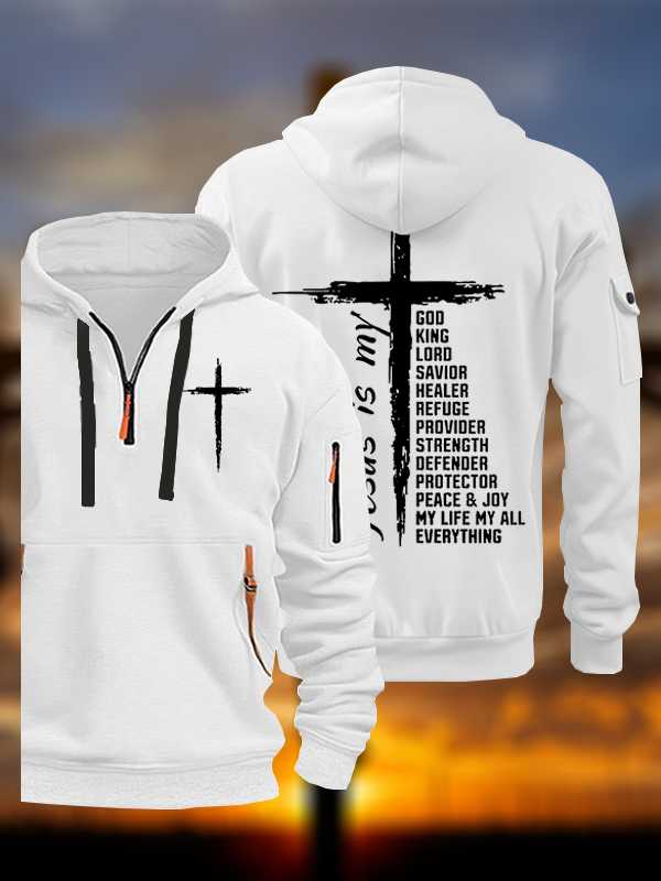 My Everything Jesus God Christian Zipper Hoodies