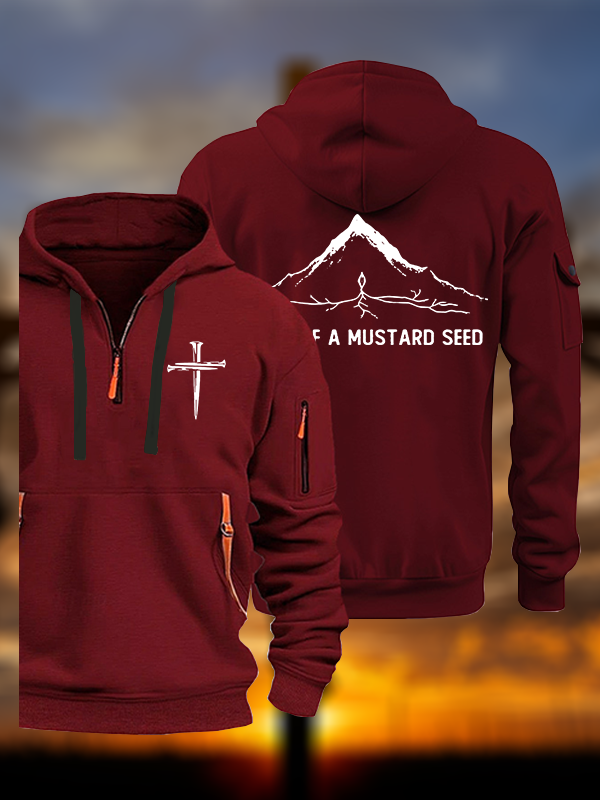 Faith Of A Mustard Seed Jesus God Christian Zipper Hoodies