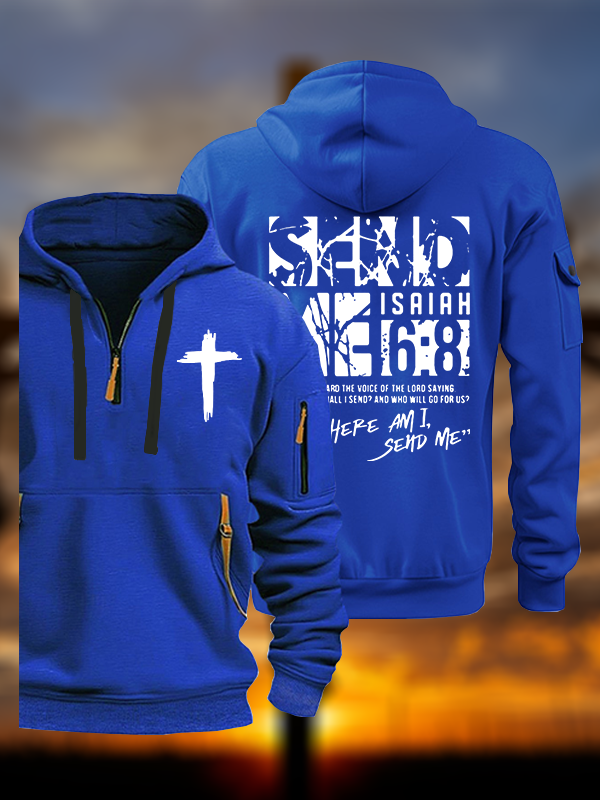Send Me Isaiah 6:8 Jesus God Christian Zipper Hoodies