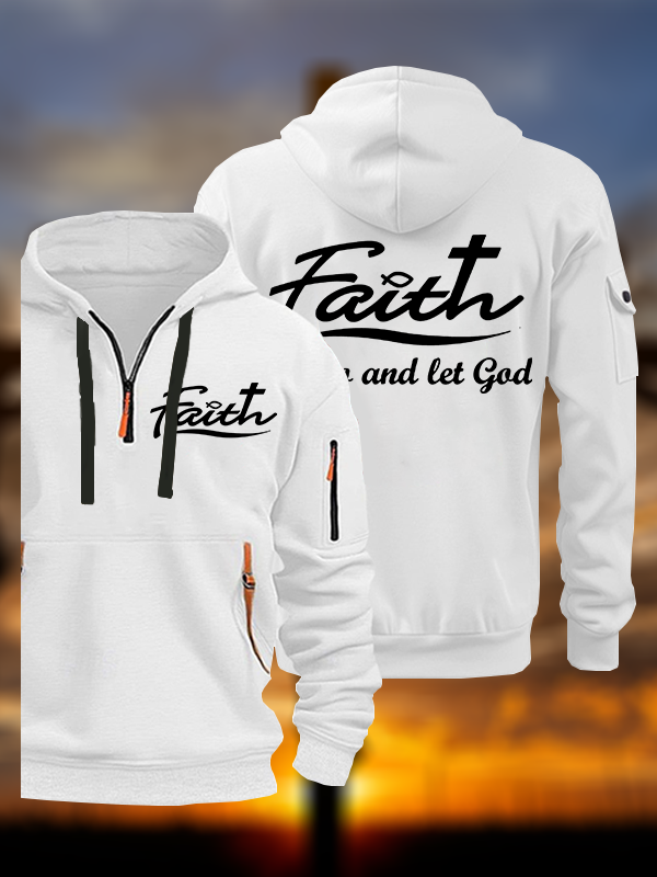 Let Go And Let God Jesus God Christian Zipper Hoodies