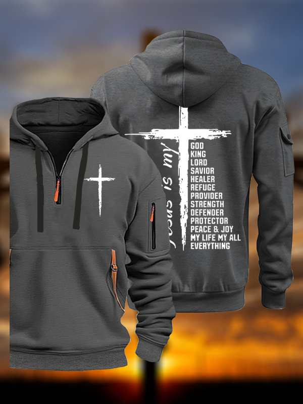 My Everything Jesus God Christian Zipper Hoodies
