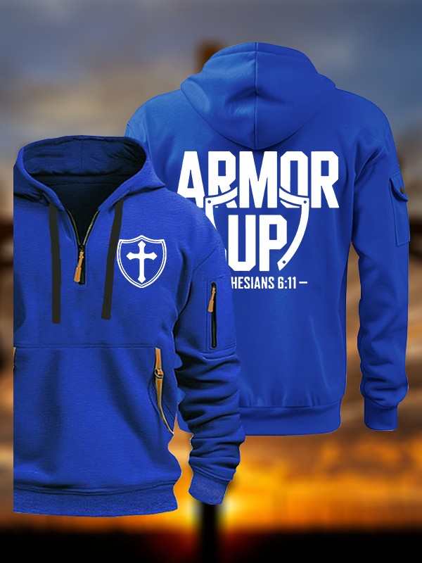 Armor Up Jesus God Christian Zipper Hoodies