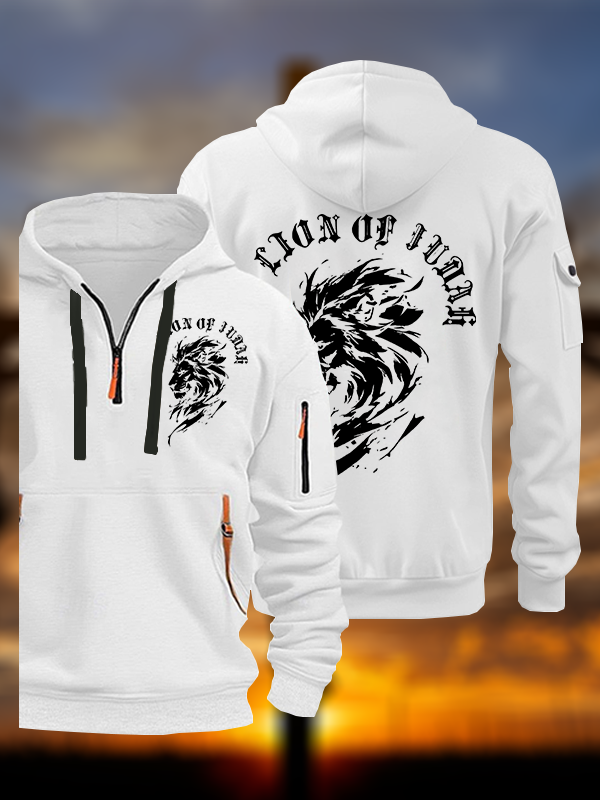 Lion Of Judah Jesus God Christian Zipper Hoodies