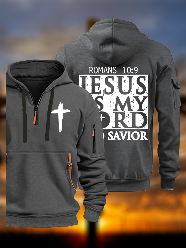 Jesus Is My Lord and Savior Jesus God Christian Zipper Hoodies