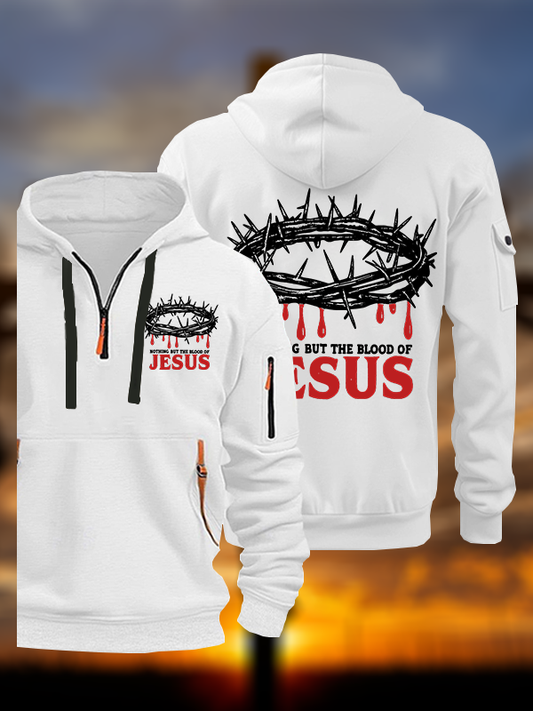 Blood Of Jesus  Jesus God Christian Zipper Hoodies