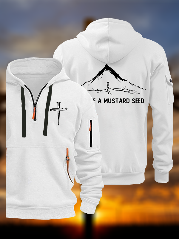 Faith Of A Mustard Seed Jesus God Christian Zipper Hoodies