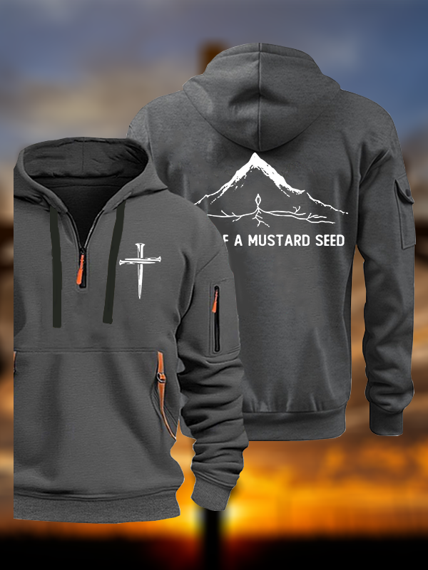 Faith Of A Mustard Seed Jesus God Christian Zipper Hoodies