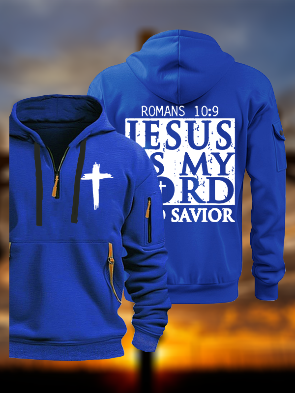 Jesus Is My Lord and Savior Jesus God Christian Zipper Hoodies