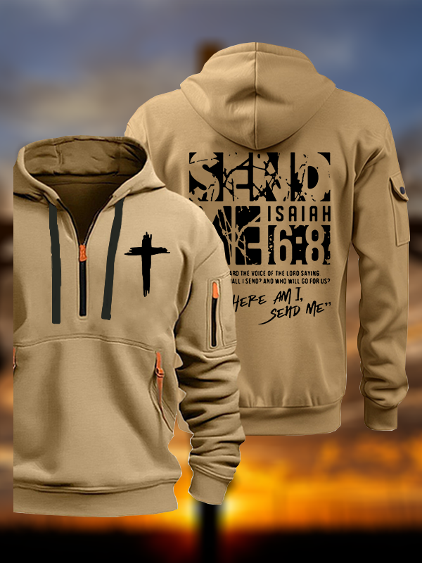 Send Me Isaiah 6:8 Jesus God Christian Zipper Hoodies