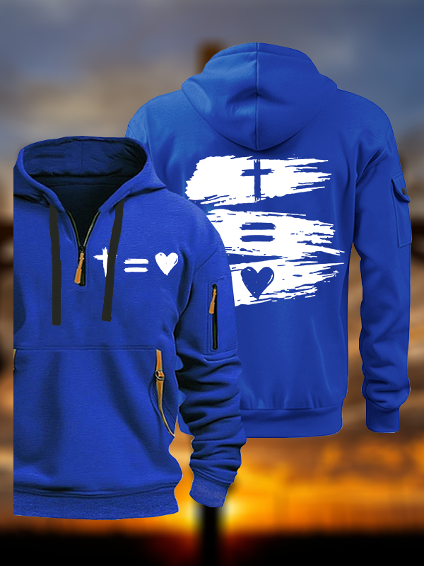 Jesus is Love Jesus God Christian Zipper Hoodies