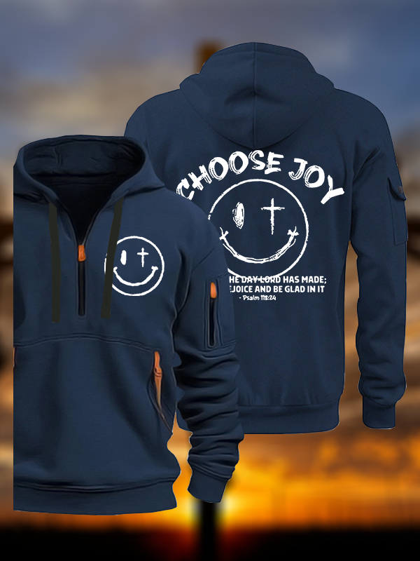 Choose Joy Jesus God Christian Zipper Hoodies