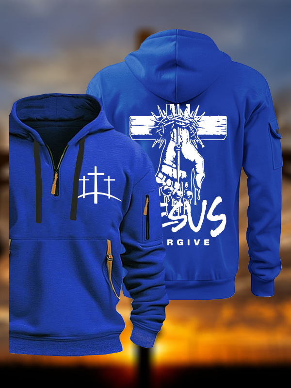 Jesus Forgive Jesus God Christian Zipper Hoodies
