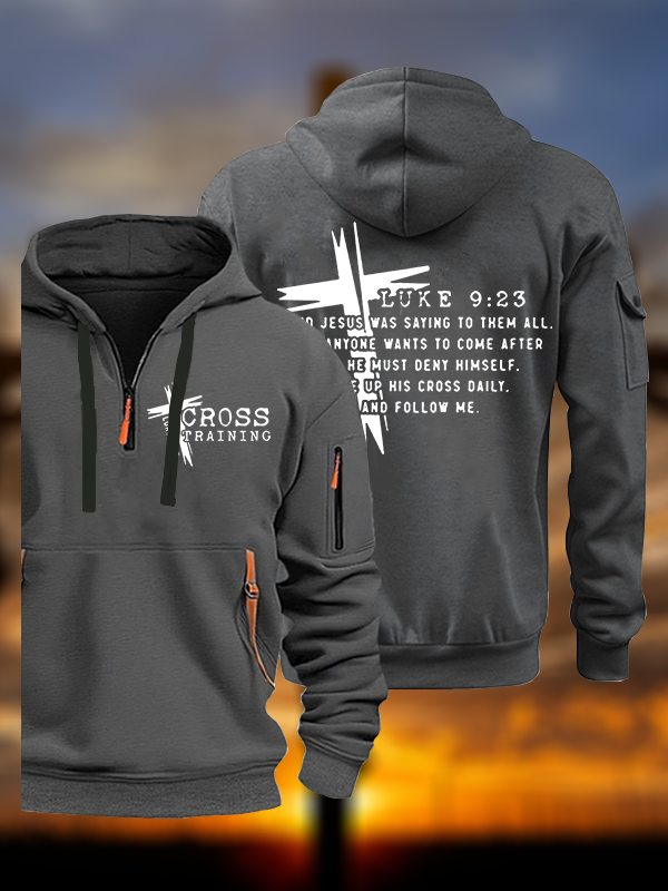 Cross Training Jesus God Christian Zipper Hoodies