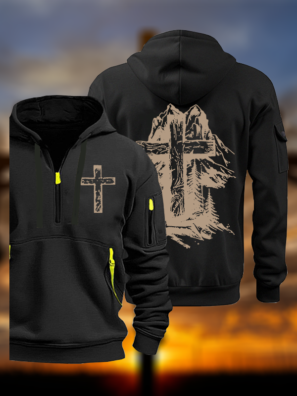 Faith Over Mountains Jesus God Christian Zipper Hoodies