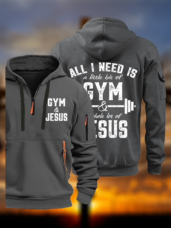 Gym and Jesus Jesus God Christian Zipper Hoodies