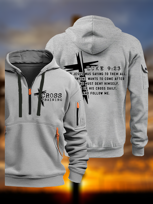 Cross Training Jesus God Christian Zipper Hoodies