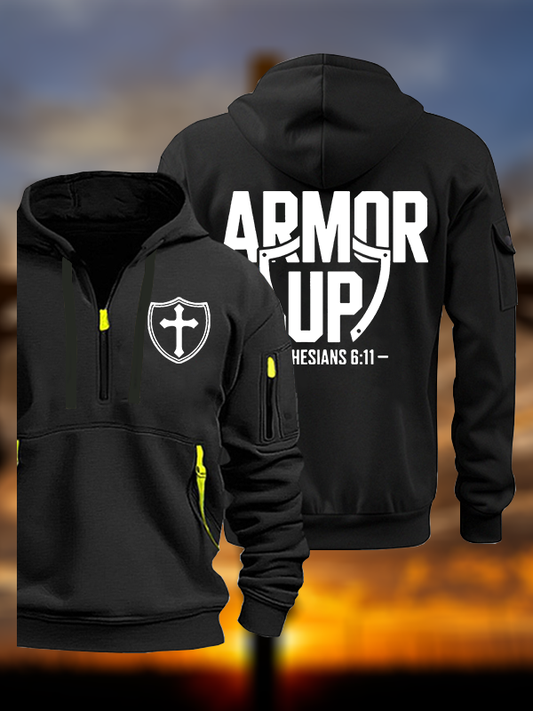 Armor Up Jesus God Christian Zipper Hoodies