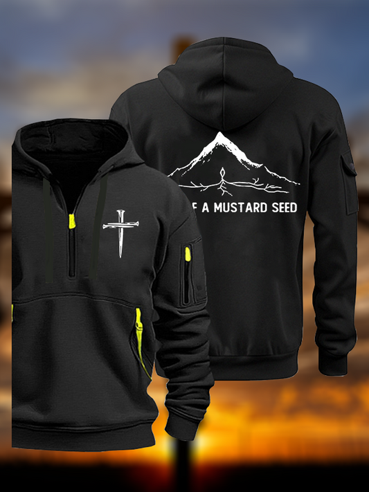 Faith Of A Mustard Seed Jesus God Christian Zipper Hoodies