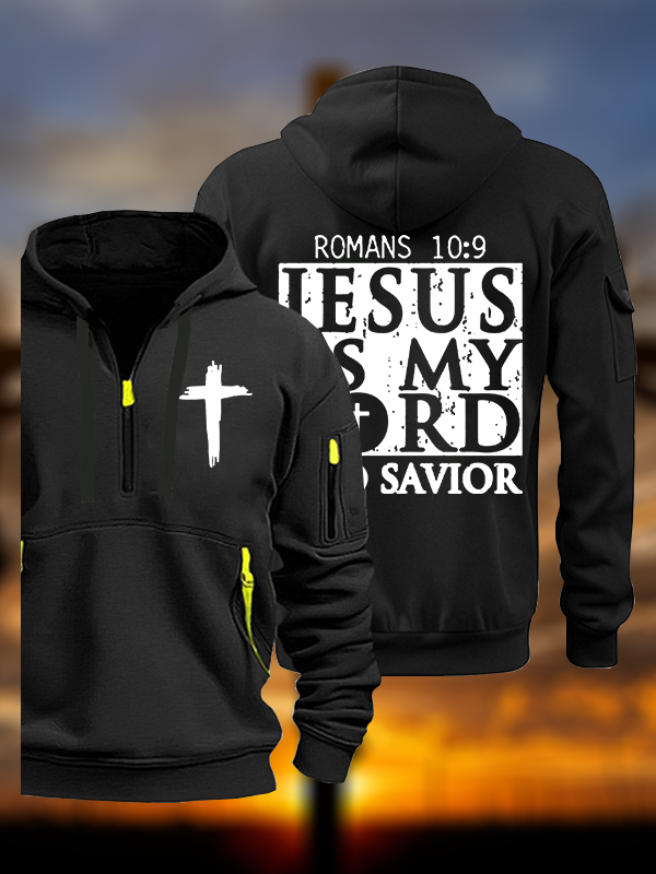 Jesus Is My Lord and Savior Jesus God Christian Zipper Hoodies