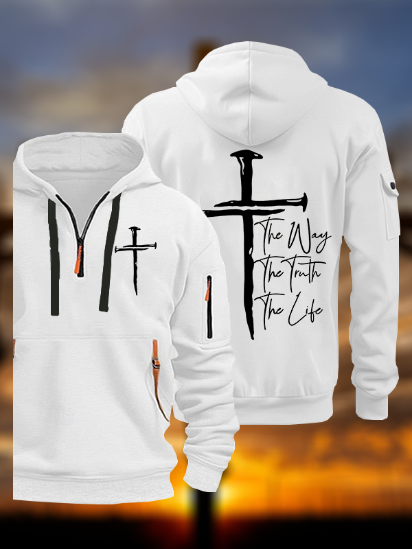 Jesus The Way The Truth The Life Jesus God Christian Zipper Hoodies