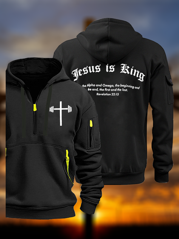 Jesus Is King Jesus God Christian Zipper Hoodies