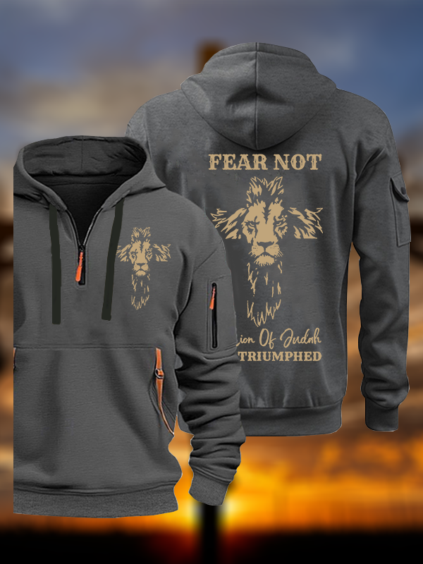 Fear Not  Jesus God Christian Zipper Hoodies
