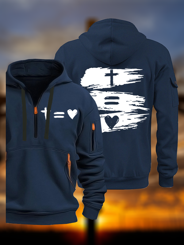 Jesus is Love Jesus God Christian Zipper Hoodies