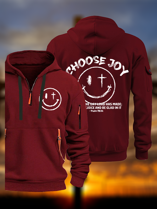 Choose Joy Jesus God Christian Zipper Hoodies