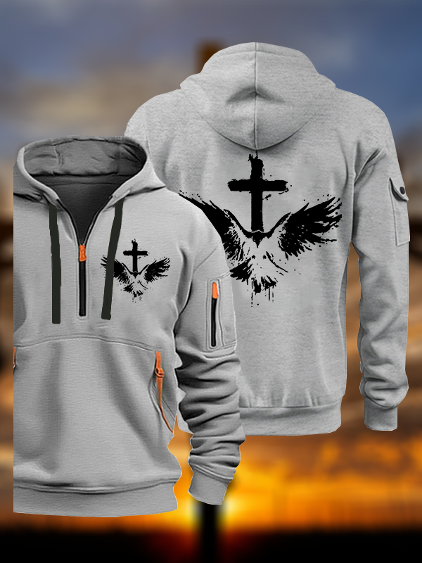 The Jesus Eagle  Jesus God Christian Zipper Hoodies