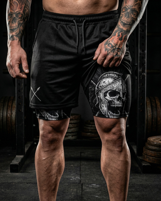 Thermopylae Final Stand Gym Shorts Breathable Mesh Fabric 11530