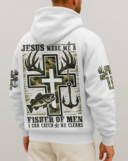 Jesus Made Me A Fisher Of Men I Can Catch He Cleans T-Shirt