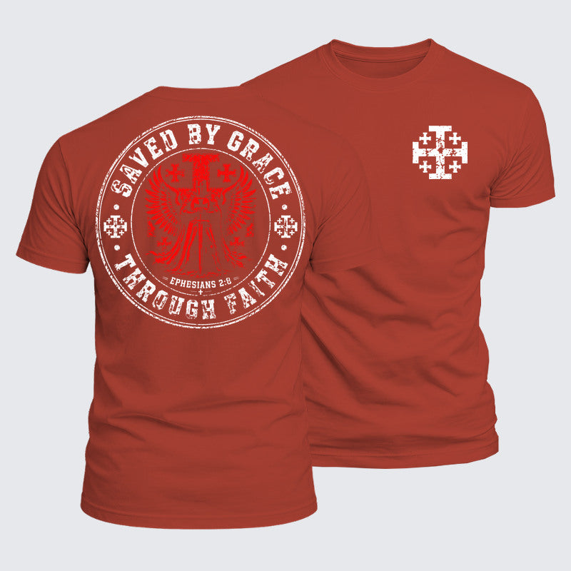 Luxe Mercerized Cotton Tee - Saved By Grace
