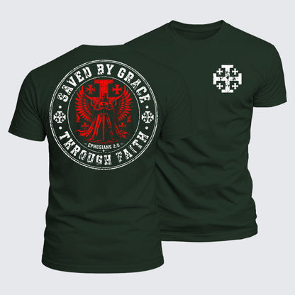 Luxe Mercerized Cotton Tee - Saved By Grace