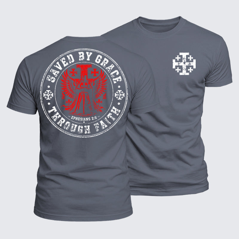 Luxe Mercerized Cotton Tee - Saved By Grace
