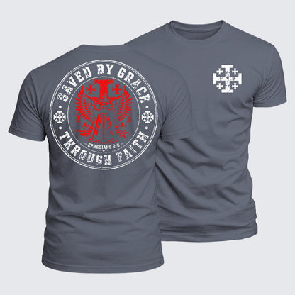 Luxe Mercerized Cotton Tee - Saved By Grace