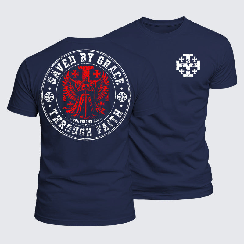 Luxe Mercerized Cotton Tee - Saved By Grace