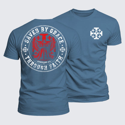 Luxe Mercerized Cotton Tee - Saved By Grace