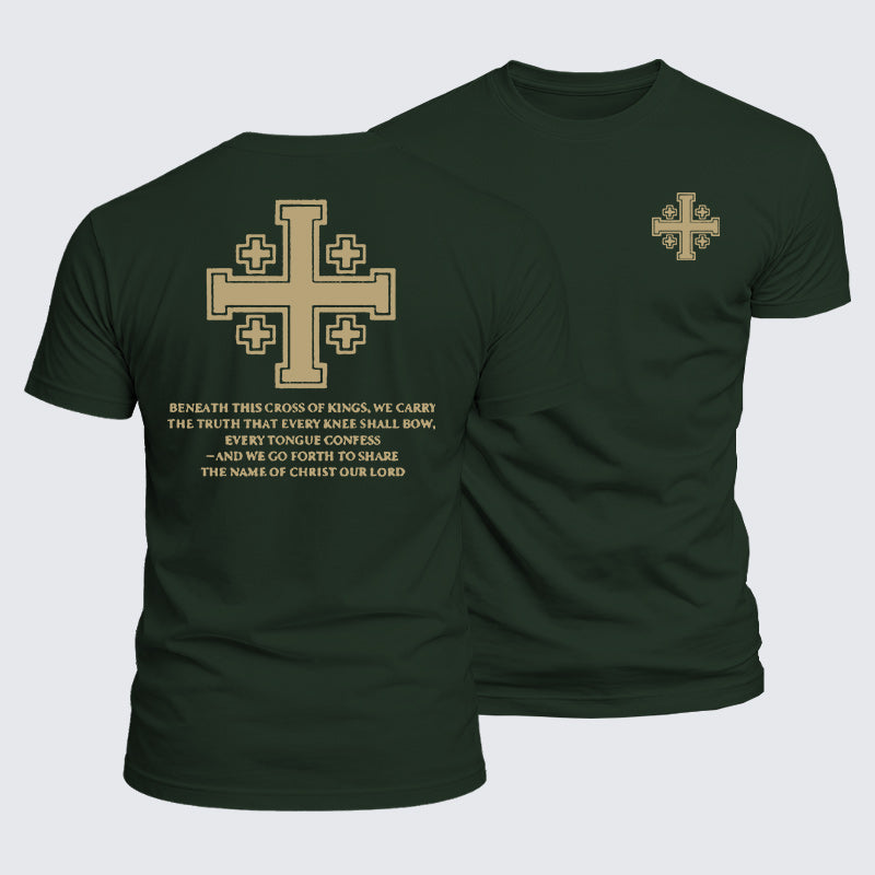Luxe Mercerized Cotton Tee - Cross of Kings