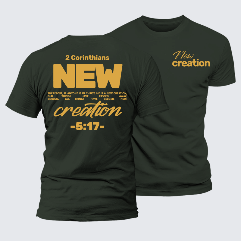 Luxe Mercerized Cotton Tee - New Creation