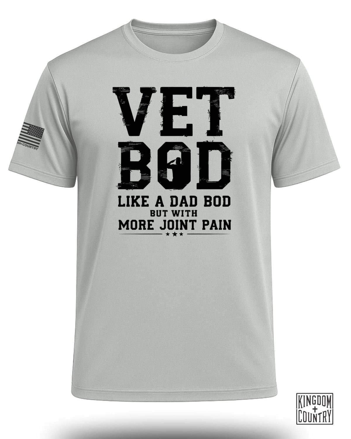 Vet Bod Veteran Humor Performance Shirt