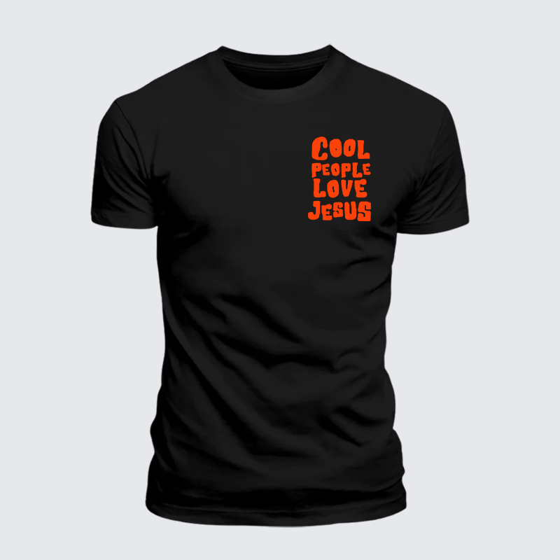 Luxe Mercerized Cotton Tee - Cool People Love Jesus