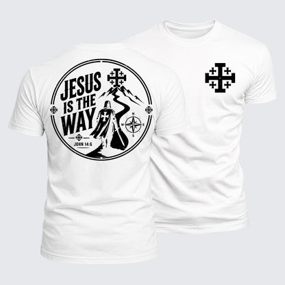 Luxe Mercerized Cotton Tee - Jesus Is the Way