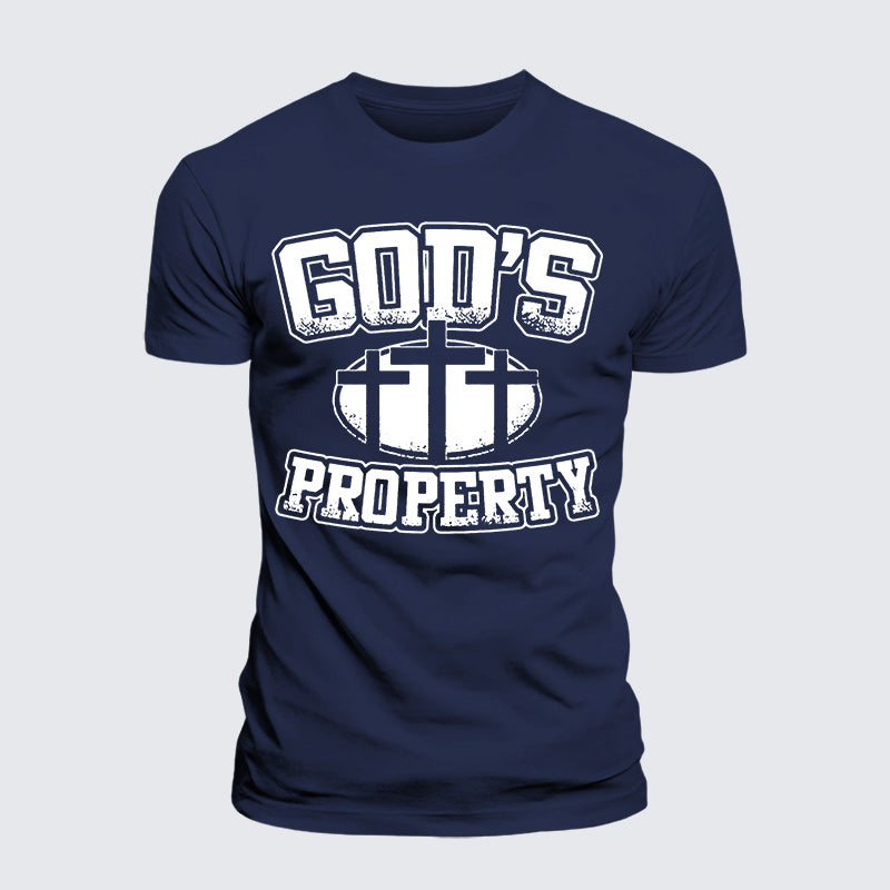 Luxe Mercerized Cotton Tee - Property Of God