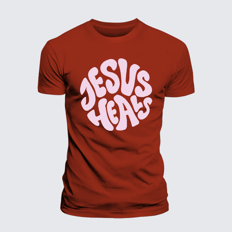 Luxe Mercerized Cotton Tee - Jesus Heals