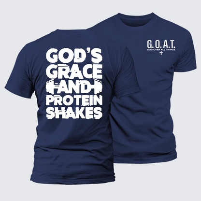 Luxe Mercerized Cotton Tee - Gym Faith