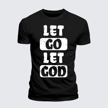 Luxe Mercerized Cotton Tee - Let Go Let God