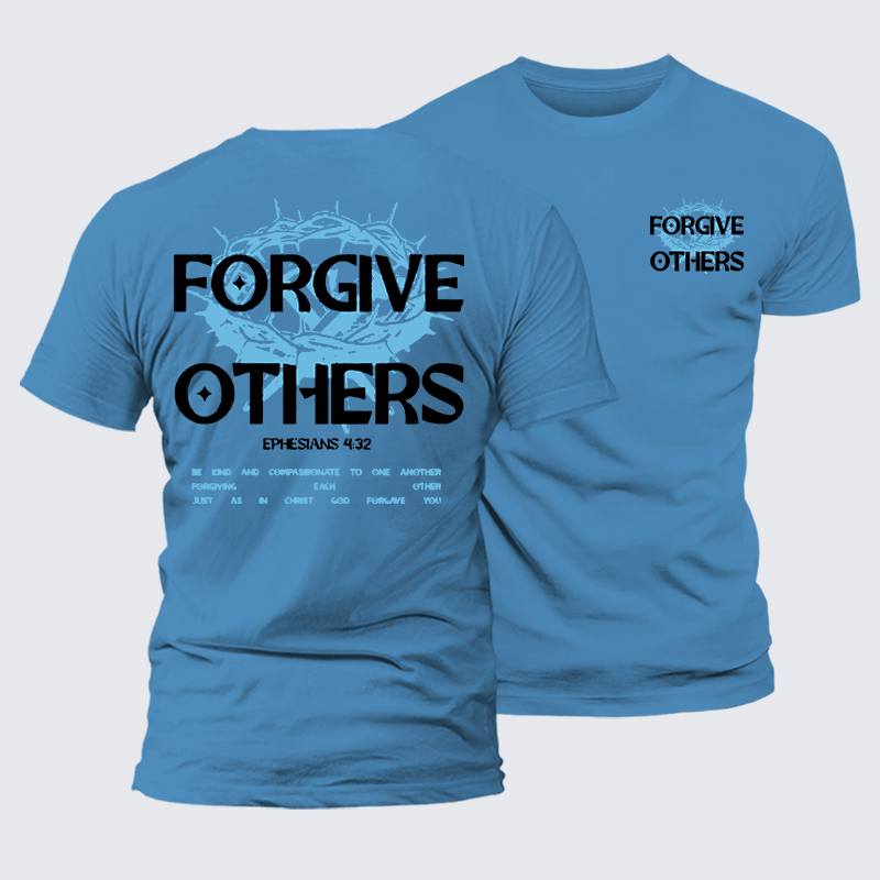 Luxe Mercerized Cotton Tee - Forgive Others